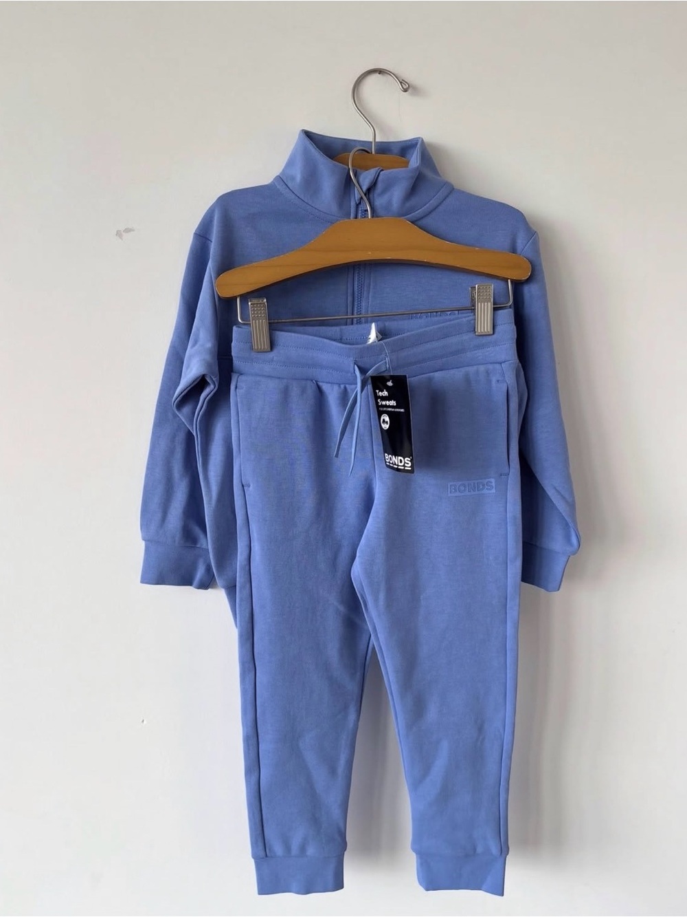 Bonds Lilac Blue Zip-Up Top & Jogger Set